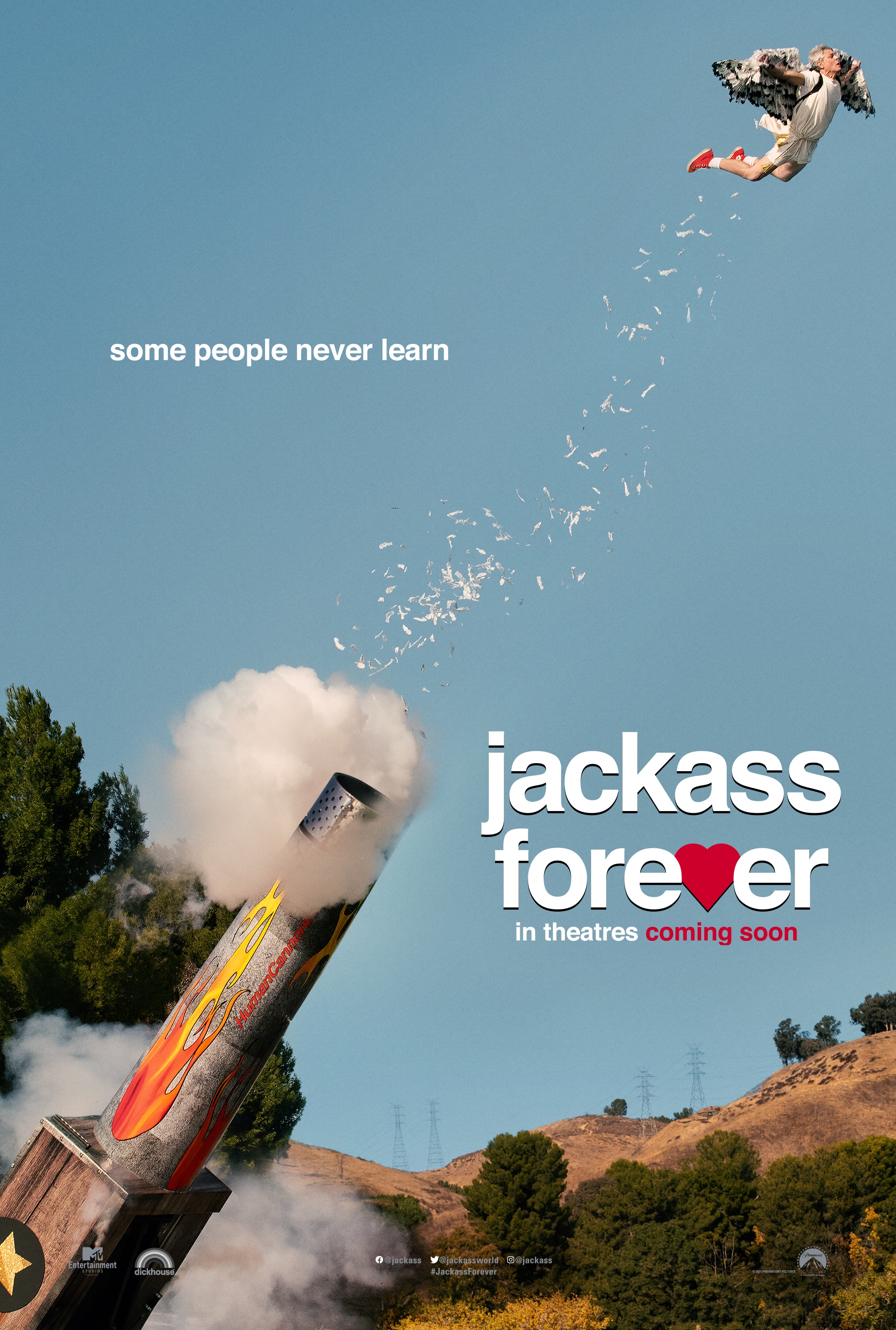 Постер к фильму Чудаки навсегда (Чудаки 4) / Jackass Forever (Jackass 4)
