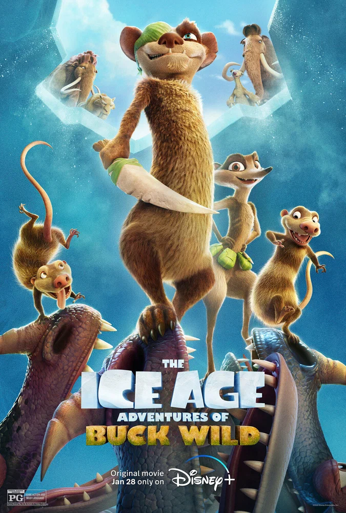 Постер к фильму Ледниковый период: Приключения Бака / The Ice Age Adventures of Buck Wild
