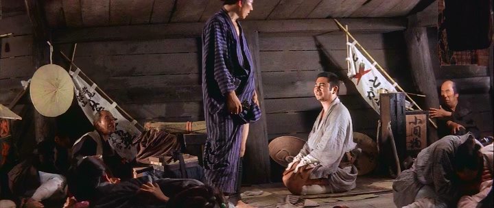 Кадр из фильма Затоичи: Путешествие за море / Zatoichis Pilgrimage Кадр из фильма Затоичи: Путешествие за море / Zatoichis Pilgrimage