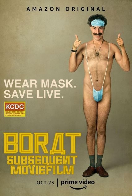 Постер к фильму Борат 2 / Borat: Gift of Pornographic Monkey to Vice Premiere Mikhael Pence to Make Benefit Recently Diminished Nation of Kazakhstan