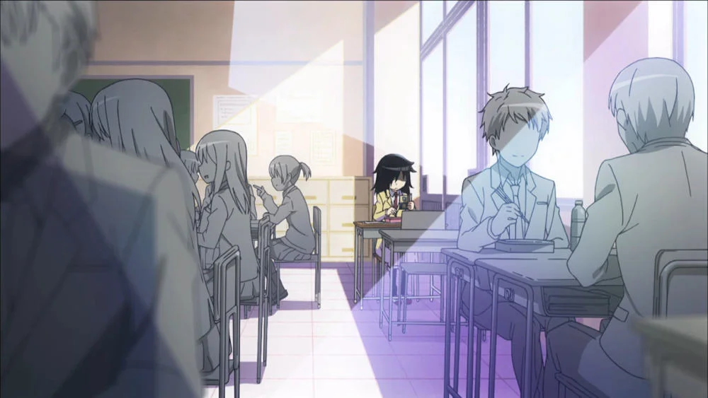 Кадр из фильма Не моя вина, что я не популярна! / Watashi ga Motenai no wa Dou Kangaete mo Omaera ga Warui! Кадр из фильма Не моя вина, что я не популярна! / Watashi ga Motenai no wa Dou Kangaete mo Omaera ga Warui!