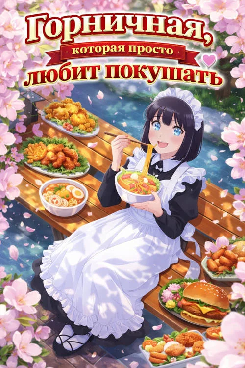 Постер к фильму Горничная, которая просто любит покушать / Maid-san wa Taberu dake