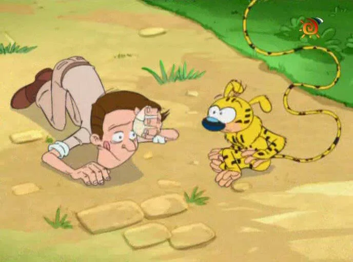 Сцена из фильма Мой друг Марсупилами / My friend Marsupilami (Mon ami Marsupilami) Сцена из фильма Мой друг Марсупилами / My friend Marsupilami (Mon ami Marsupilami)