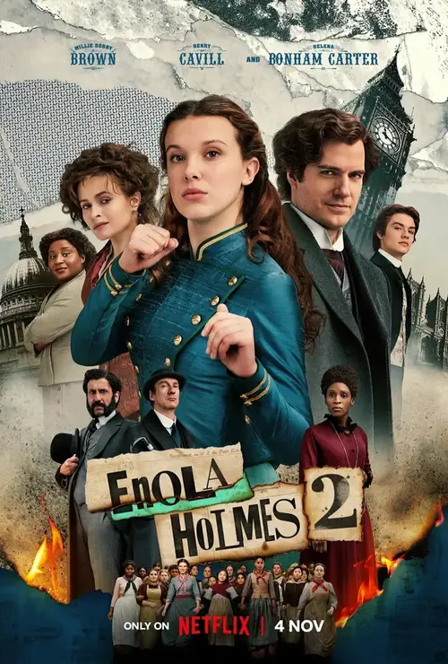 Постер к фильму Энола Холмс 2 / Enola Holmes 2