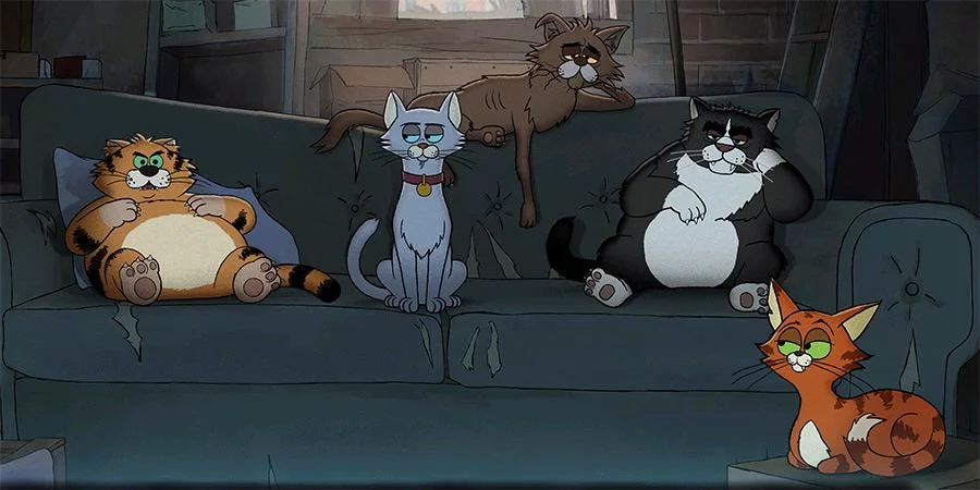 Сцена из фильма Уличные коты / Alley Cats Сцена из фильма Уличные коты / Alley Cats