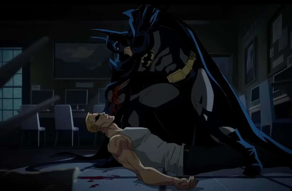 Сцена из фильма Бэтмен: Падение рыцаря. Часть первая / Batman: Knightfall, Part 1 Сцена из фильма Бэтмен: Падение рыцаря. Часть первая / Batman: Knightfall, Part 1