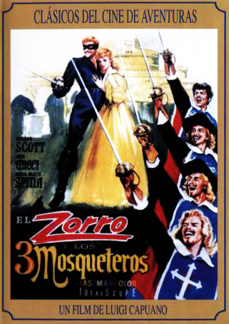 Постер к фильму Зорро и три мушкетера / Zorro e i tre moschettieri