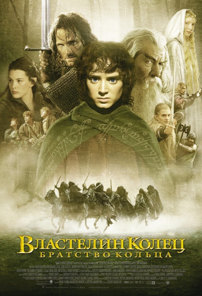 Постер к фильму Властелин Колец: Братство Кольца / The Lord of the Rings: The Fellowship of the Ring