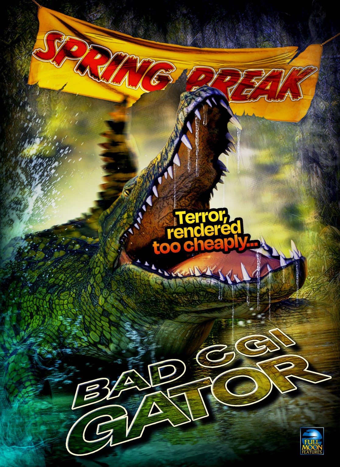 Постер к фильму Плохо нарисованный аллигатор / Bad CGI Gator
